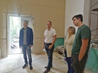 Продолжается капитальный ремонт  Новодарковичского культурно-досугового центра
